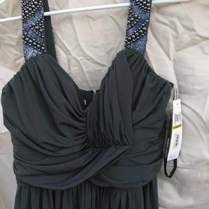 Maggie London cocktail dress w  Beaded Strap